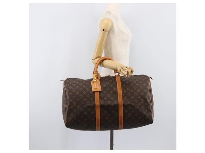 LOUIS VUITTON Monogram Keepall 50 Boston Bag M41426 LV Auth ka6302 Monogramm - Ansicht 24