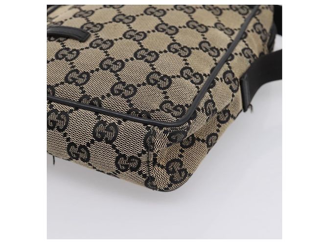 Borsa a tracolla GUCCI GG Canvas Beige Silver 018 1619 Auth ep16101 Argento - vista 10