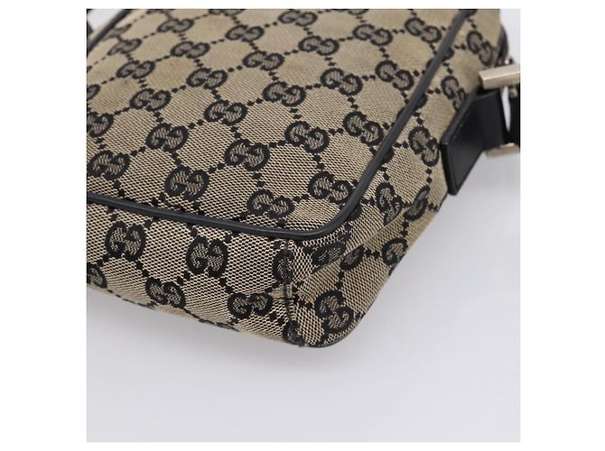 Borsa a tracolla GUCCI GG Canvas Beige Silver 018 1619 Auth ep16101 Argento - vista 12