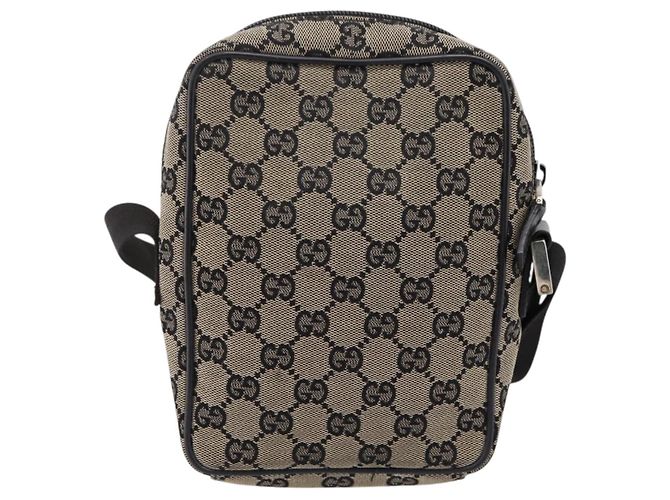 Borsa a tracolla GUCCI GG Canvas Beige Silver 018 1619 Auth ep16101 Argento - vista 3