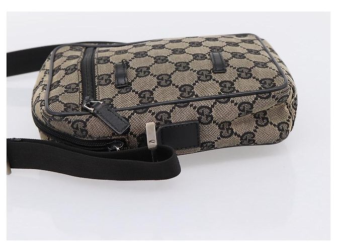 Borsa a tracolla GUCCI GG Canvas Beige Silver 018 1619 Auth ep16101 Argento - vista 4