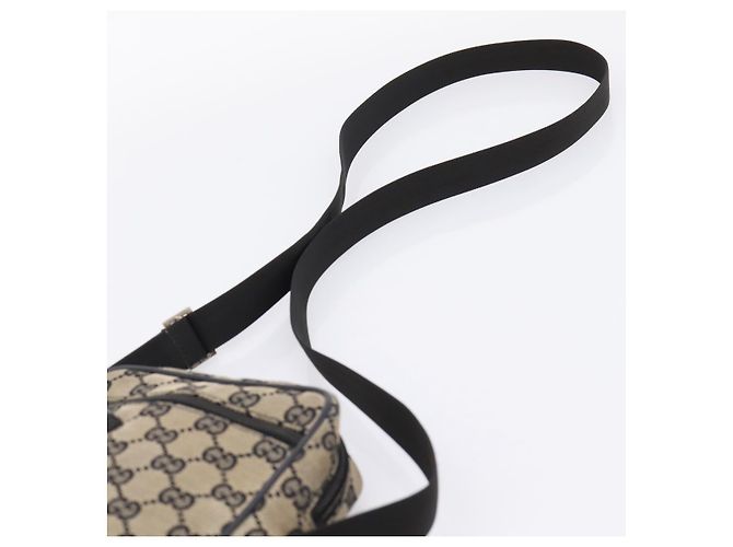 Borsa a tracolla GUCCI GG Canvas Beige Silver 018 1619 Auth ep16101 Argento - vista 8