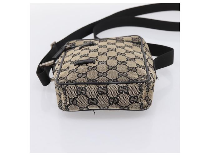 Borsa a tracolla GUCCI GG Canvas Beige Silver 018 1619 Auth ep16101 Argento - vista 9