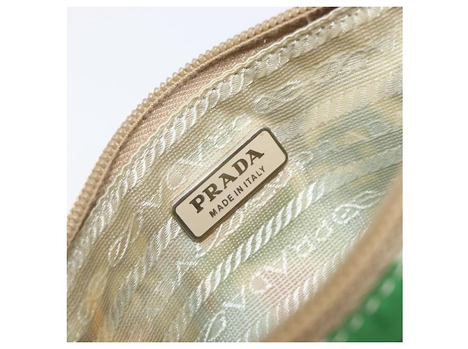 PRADA Nylon Pochette Multicolor Silver Auth bs37253A Silber Mehrfarben - Ansicht 10