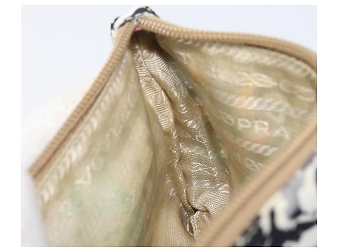 PRADA Nylon Pochette Multicolor Silver Auth bs37253A Silber Mehrfarben - Ansicht 18