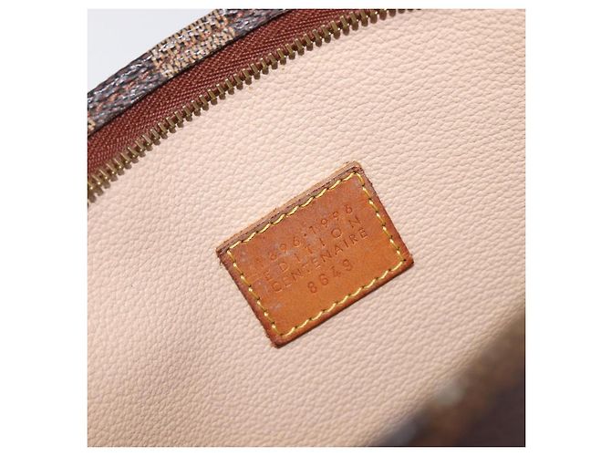 LOUIS VUITTON Damier Ebene Poche Toilette 26 Pouch N47543 LV Auth 205944A - vista 11