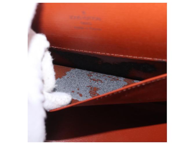 LOUIS VUITTON Epi Tilsitt Pouch Brown M52603 LV Auth ep16268A Marrone - vista 11