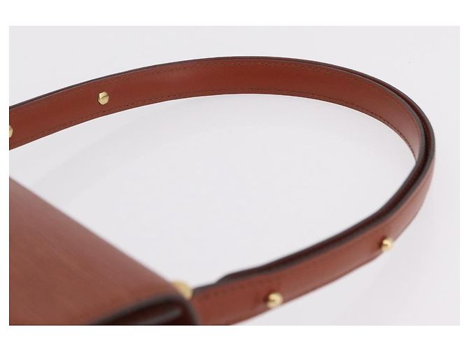 LOUIS VUITTON Epi Tilsitt Pouch Brown M52603 LV Auth ep16268A Marrone - vista 14