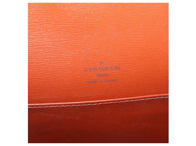 LOUIS VUITTON Epi Tilsitt Pouch Brown M52603 LV Auth ep16268A Marrone - vista 23