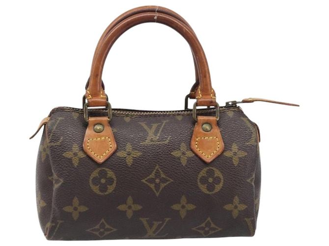 Borsa a mano LOUIS VUITTON Monogram Mini Speedy M41534 LV Auth 206084 Monogramma - vista 13