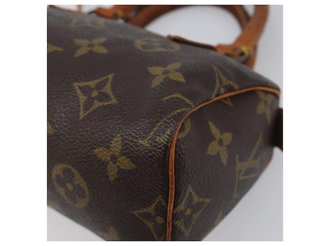 Borsa a mano LOUIS VUITTON Monogram Mini Speedy M41534 LV Auth 206084 Monogramma - vista 16
