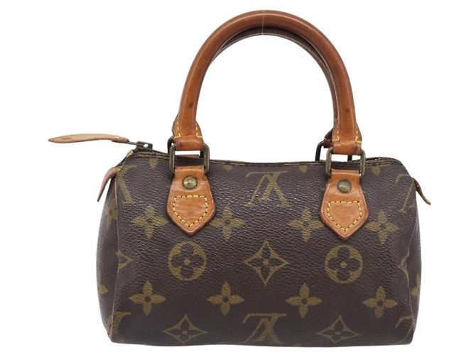 Borsa a mano LOUIS VUITTON Monogram Mini Speedy M41534 LV Auth 206084 Monogramma - vista 2