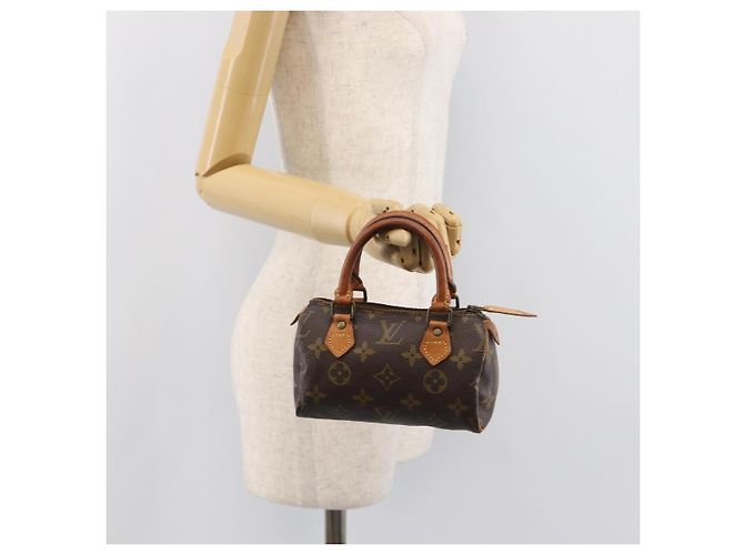 Borsa a mano LOUIS VUITTON Monogram Mini Speedy M41534 LV Auth 206084 Monogramma - vista 20