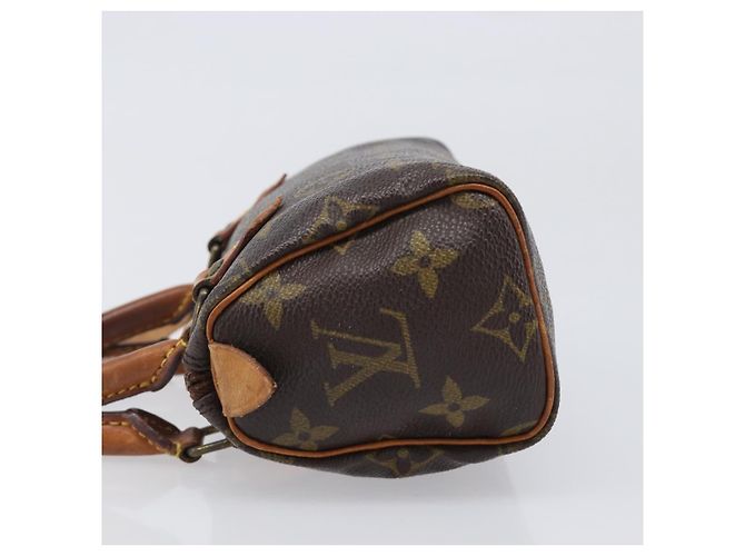 Borsa a mano LOUIS VUITTON Monogram Mini Speedy M41534 LV Auth 206084 Monogramma - vista 4