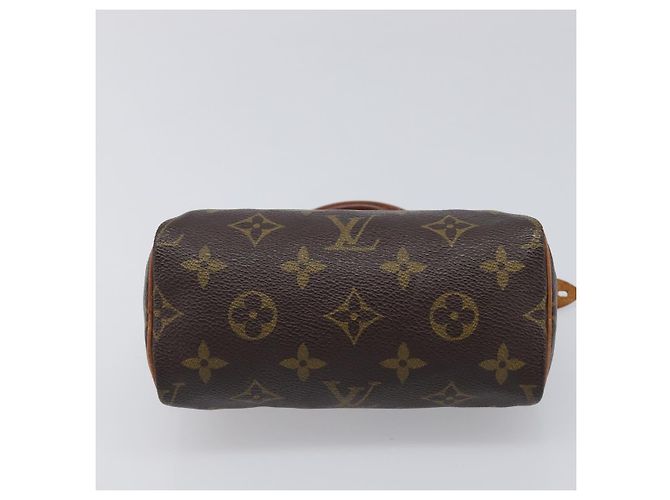 Borsa a mano LOUIS VUITTON Monogram Mini Speedy M41534 LV Auth 206084 Monogramma - vista 5