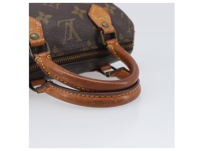 Borsa a mano LOUIS VUITTON Monogram Mini Speedy M41534 LV Auth 206084 Monogramma - vista 7