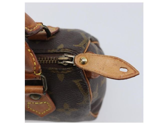 Borsa a mano LOUIS VUITTON Monogram Mini Speedy M41534 LV Auth 206084 Monogramma - vista 9