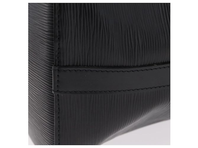 Borsa a tracolla LOUIS VUITTON Epi Petit Noe Nera M44102 LV Auth 200846 Nero - vista 19