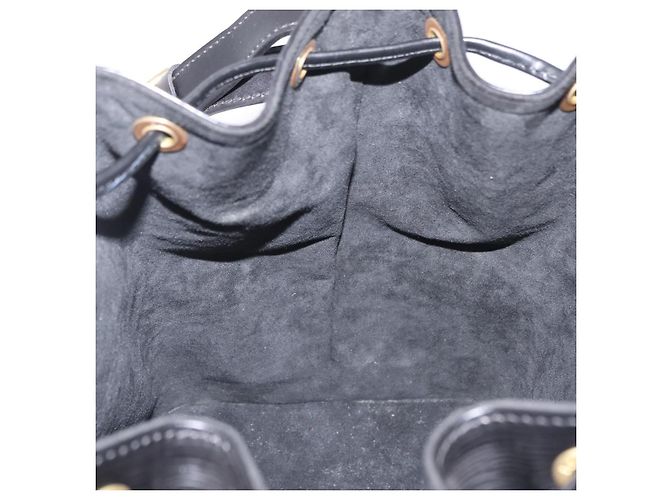 Borsa a tracolla LOUIS VUITTON Epi Petit Noe Nera M44102 LV Auth 200846 Nero - vista 21