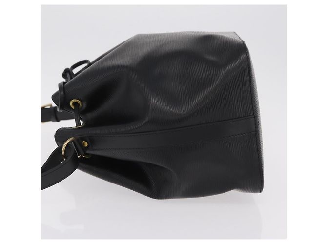 Borsa a tracolla LOUIS VUITTON Epi Petit Noe Nera M44102 LV Auth 200846 Nero - vista 4