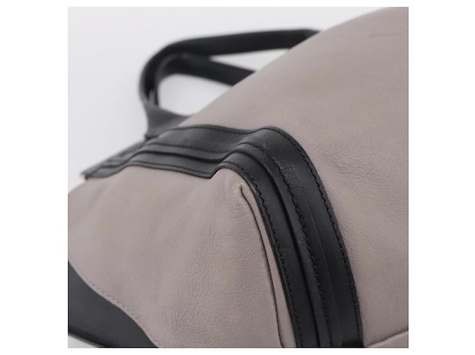 Chloé Bolsa de mão Chloe em couro cinza tom dourado Auth mr2941 Marrom - vista 12
