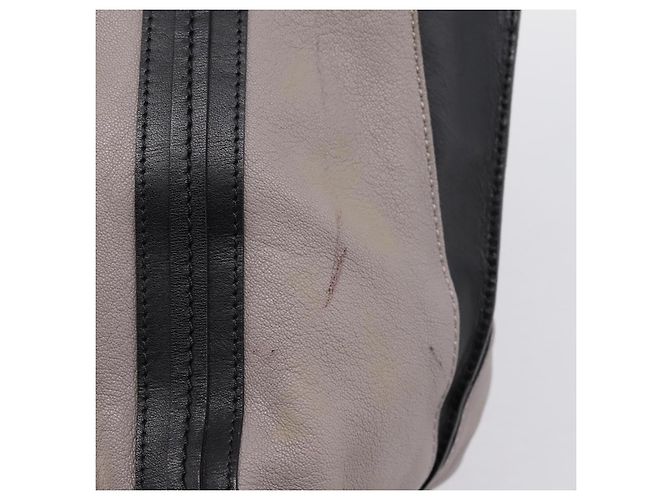 Chloé Bolsa de mão Chloe em couro cinza tom dourado Auth mr2941 Marrom - vista 16