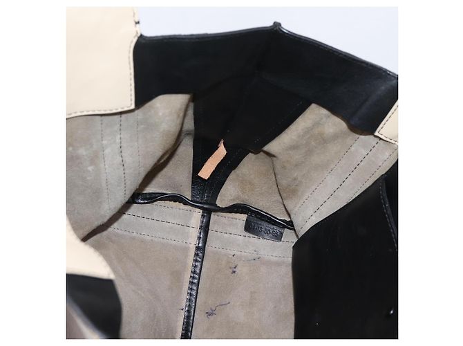 Chloé Bolsa de mão Chloe em couro cinza tom dourado Auth mr2941 Marrom - vista 19