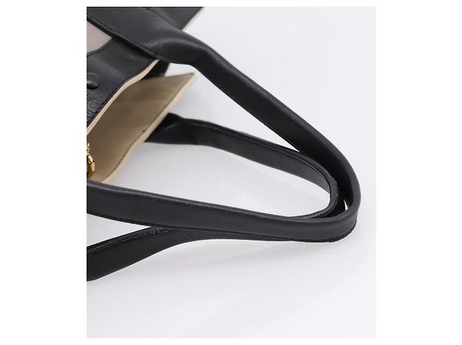 Chloé Bolsa de mão Chloe em couro cinza tom dourado Auth mr2941 Marrom - vista 7
