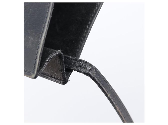 Hermès Borsa a tracolla HERMES Omenitu in pelle nera autentica bs37075 Nero - vista 15