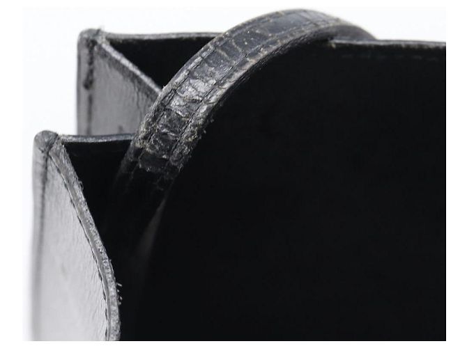 Hermès Borsa a tracolla HERMES Omenitu in pelle nera autentica bs37075 Nero - vista 16