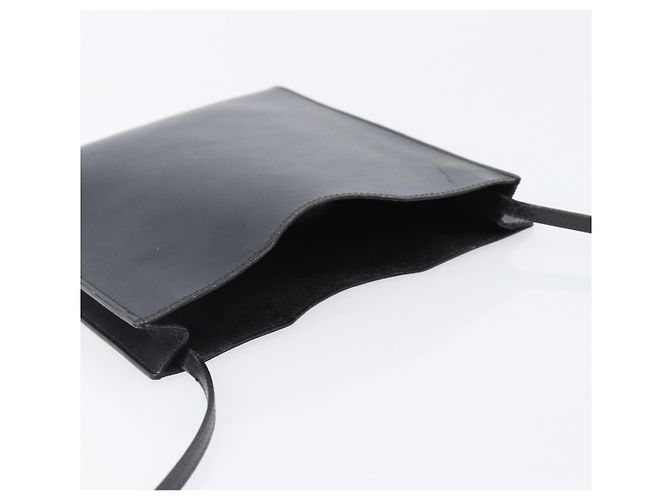 Hermès Borsa a tracolla HERMES Omenitu in pelle nera autentica bs37075 Nero - vista 6