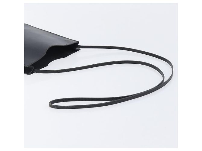 Hermès Borsa a tracolla HERMES Omenitu in pelle nera autentica bs37075 Nero - vista 7