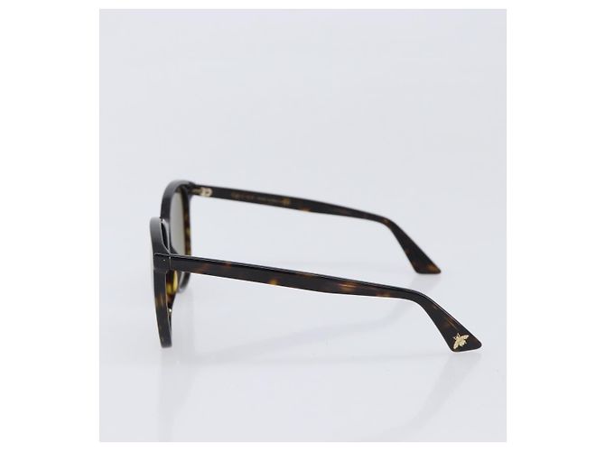 Occhiali da sole GUCCI plastica Dark Brown Auth bs37304 Marrone scuro - vista 4