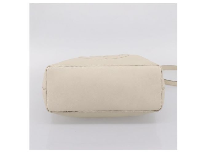 Borsa a tracolla GUCCI Soho in pelle 2way White Gold 408825 Auth ka6326V Bianco D'oro - vista 11
