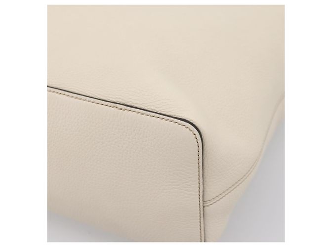 Borsa a tracolla GUCCI Soho in pelle 2way White Gold 408825 Auth ka6326V Bianco D'oro - vista 14