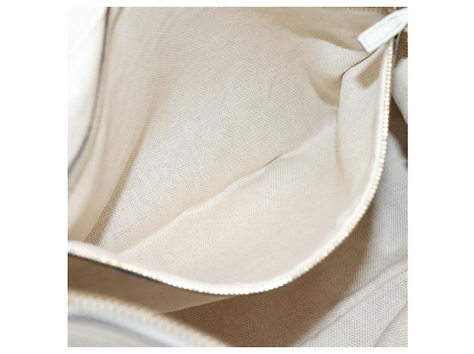 Borsa a tracolla GUCCI Soho in pelle 2way White Gold 408825 Auth ka6326V Bianco D'oro - vista 24