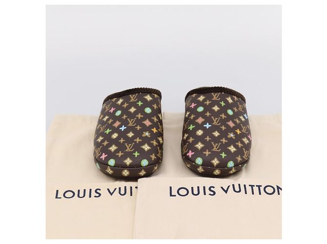 LOUIS VUITTON Monogram Craggy LV Palace Line Mules LV Auth 204941M Monogramma - vista 22