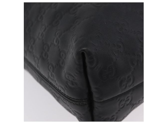 Bolso de hombro GUCCI GuccissimaGG de piel 2way Negro Plata 232961 Auth mr3044A - vista 13