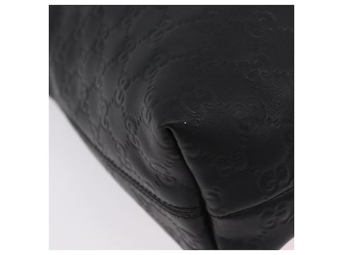 Bolso de hombro GUCCI GuccissimaGG de piel 2way Negro Plata 232961 Auth mr3044A - vista 15