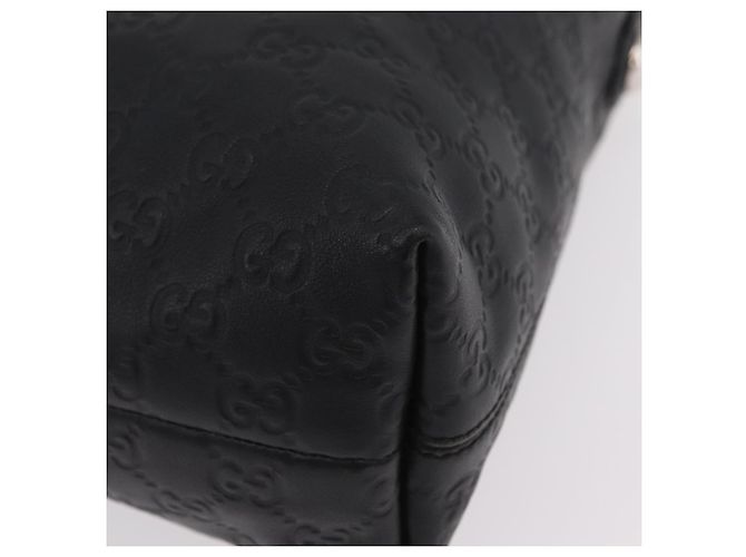 Bolso de hombro GUCCI GuccissimaGG de piel 2way Negro Plata 232961 Auth mr3044A - vista 16