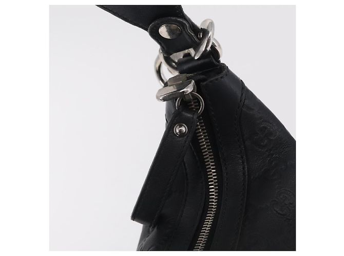 Bolso de hombro GUCCI GuccissimaGG de piel 2way Negro Plata 232961 Auth mr3044A - vista 17