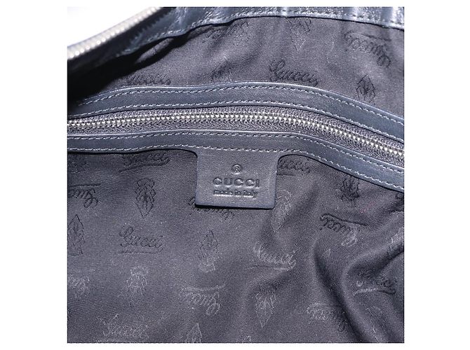 Bolso de hombro GUCCI GuccissimaGG de piel 2way Negro Plata 232961 Auth mr3044A - vista 18