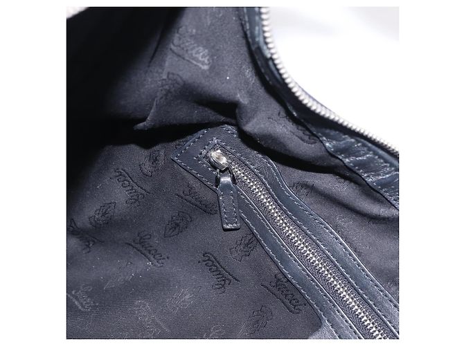 Bolso de hombro GUCCI GuccissimaGG de piel 2way Negro Plata 232961 Auth mr3044A - vista 22
