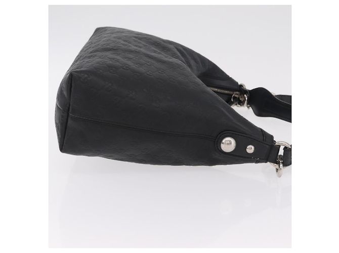 Bolso de hombro GUCCI GuccissimaGG de piel 2way Negro Plata 232961 Auth mr3044A - vista 4