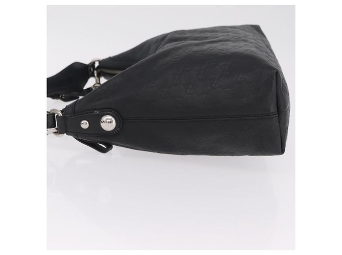 Bolso de hombro GUCCI GuccissimaGG de piel 2way Negro Plata 232961 Auth mr3044A - vista 5