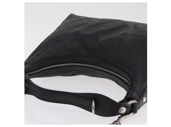 Bolso de hombro GUCCI GuccissimaGG de piel 2way Negro Plata 232961 Auth mr3044A - vista 6