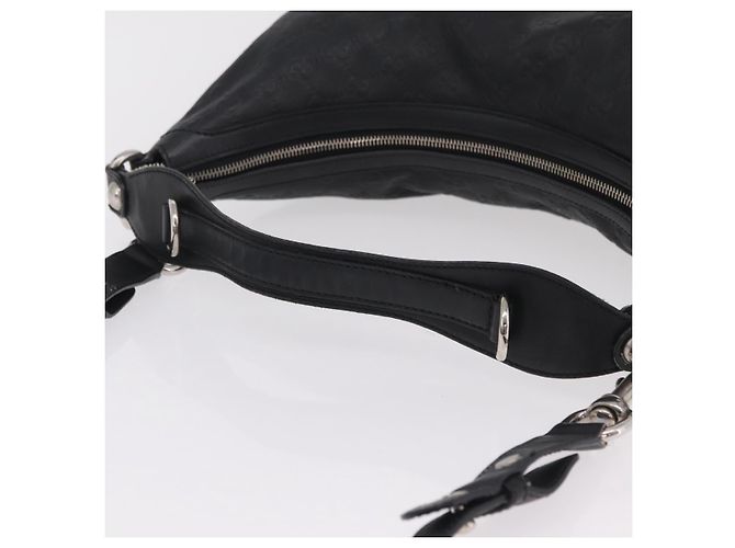 Bolso de hombro GUCCI GuccissimaGG de piel 2way Negro Plata 232961 Auth mr3044A - vista 7