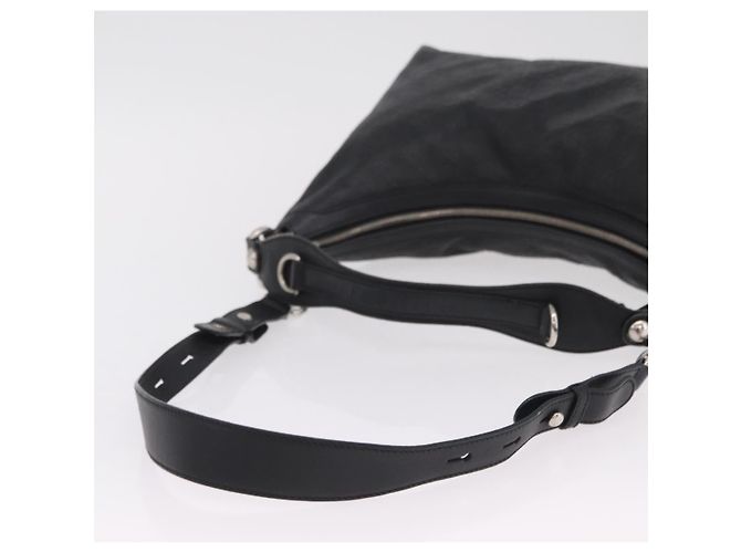 Bolso de hombro GUCCI GuccissimaGG de piel 2way Negro Plata 232961 Auth mr3044A - vista 9