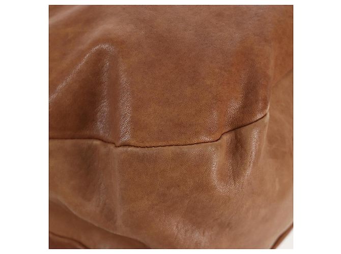 Borsa a tracolla Miu Miu in pelle 2way marrone tono oro Auth 205819A - vista 17