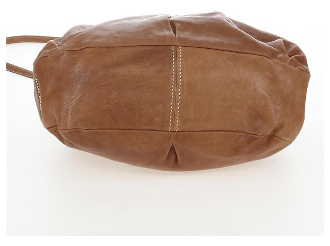 Borsa a tracolla Miu Miu in pelle 2way marrone tono oro Auth 205819A - vista 5